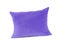 Bright violet pillow isolated