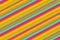 Bright warm colors stripes geometric background orange yellow crimson pink mint green