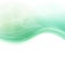 Bright wave crystal green background