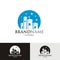 Bright White Castle Cleaning Logo Design