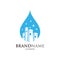 Bright White Castle Cleaning Logo Design