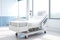 Bright White Multipatient Bed In Hospital Room