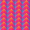 Bright zigzag pattern