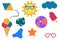 Brighten Up Your Summer Designs with Flat Vector Summer Icons