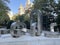 Brighter Days sculpture exhibit by Melvin Edwards at City Hall Park in New York City