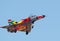 Brightly colored Cheetah aircraft