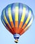 Brightly Colored Hot Air Balloon