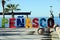 Brightly coloured sign at EL Malecon, Puerto Penasco, Mexico