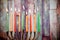 Brightly Glowing Hanukkah Menorah - Shallow Depth of Field