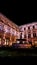 The Brightly Lit Cologne Opera Fountain/Opernbrunnen At Night In Front Of The Vienna State Opera, Austria