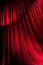 Brightly lit curtains - theatre concept