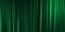 Brightly lit green curtains for your background, generative AI.