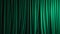 Brightly lit green curtains for your background, generative AI.