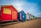 Brighton beach bathing boxes, Melbourne.