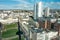 Brighton, England-18 October,2018: Top view of Brighton cityscape town on the British Airways i360 skyline tower in seafront at