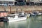 Brighton, England. Boats, yachts, and fishing boats moored at Brighton Marina docs