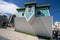 Brighton and Hove UK, 10th July 2019: The famous Upside Down House located on the coastal beach area of Brighton Beach