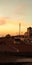 Brighton pier sunset beach pebbles  water sea