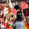 Brighton Pride parade crowd