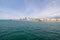 Brighton UK, 10th July 2019: The famous beautiful Brighton Beach and Seafront showing the coastline area on a bright sunny day