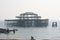 Brighton - The West Pier & the English Channel