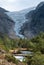 Briksdal glacier (Briksdalsbreen) in Norway