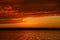 Brilliant Clouds and Sunset on the St. Johns River in Vilano Beach