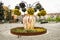 Brilliant innovative idea for ornamental blooming flowers pot in the central square of European City. 20.05.2019 - Ramnicu Valcea