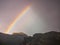 A brilliant rainbow over the outskirts of Tucson