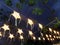 Brilliant Star paper lanterns in the night , Lanna Northern Thailand design style