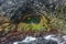 Brimketill naturally carved pool and lava beach in Reykjanes Penninsula