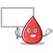 Bring Board Blood Drop Cartoon Mascot Character