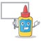 Bring board glue bottle character cartoon