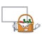 Bring board picnic basket character cartoon