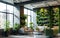 Bringing Nature Indoors Elevating Modern Offices with Green Living Walls and Sustainable Design