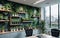 Bringing Nature Indoors Elevating Modern Offices with Green Living Walls and Sustainable Design