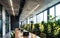 Bringing Nature Indoors Elevating Modern Offices with Green Living Walls and Sustainable Design