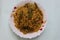 Brinjal rice or vangi bhat, traditional dish south India