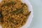 Brinjal rice or vangi bhat, traditional dish south India