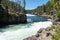 Brink of the Upper Falls viewpoint in Yellowstone National Park