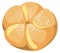 Brioche cartoon icon. Traditional french baked bread