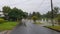 Brisbane, Australia - Feb 27, 2022: Flooded park after the heavy rain in Rocklea suburb