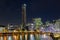 Brisbane Kurilpa bridge and skyline