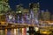 Brisbane Kurilpa bridge and skyline