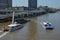 Brisbane River Ferries Morning Panorama, Queenland Australia