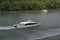 Brisbane river with ferry