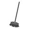 Bristle broom with stick icon