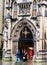 Bristol Cathedral Entrance North Porch Religious Symbol Cross