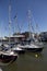 BRISTOL, ENGLAND - JULY 19: yachts at the Bristol harbourside fe