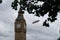 British aerostat over London near the Big Ben